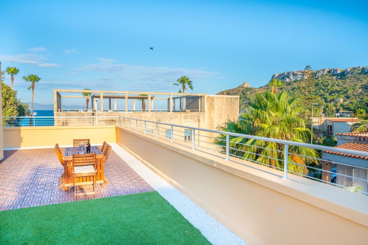 Terrazza Sella Del Diavolo - Vista Mare - Wifi Ac Apartment Cagliari Bagian luar foto