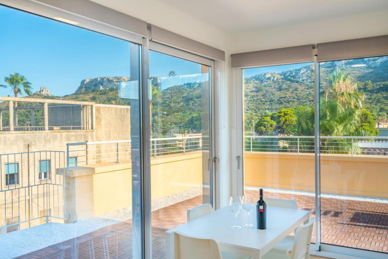 Terrazza Sella Del Diavolo - Vista Mare - Wifi Ac Apartment Cagliari Bagian luar foto