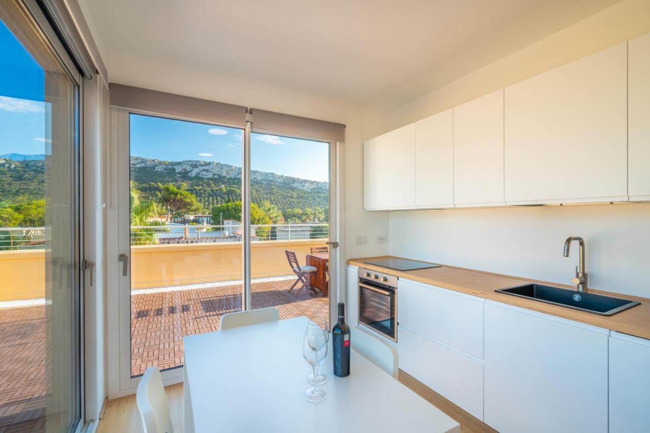Terrazza Sella Del Diavolo - Vista Mare - Wifi Ac Apartment Cagliari Bagian luar foto