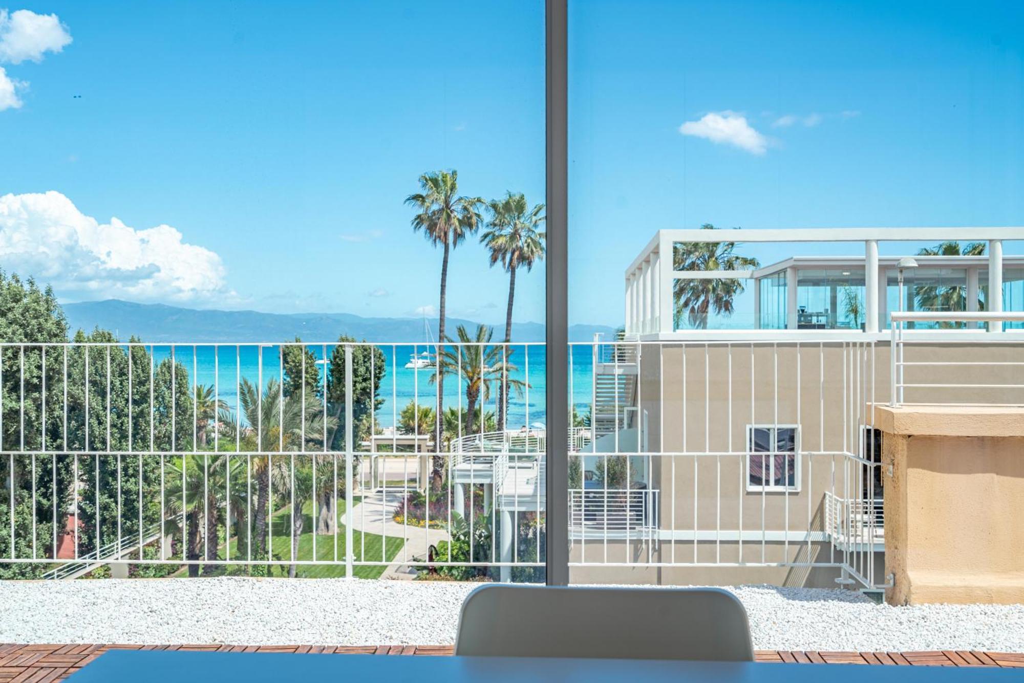 Terrazza Sella Del Diavolo - Vista Mare - Wifi Ac Apartment Cagliari Bagian luar foto