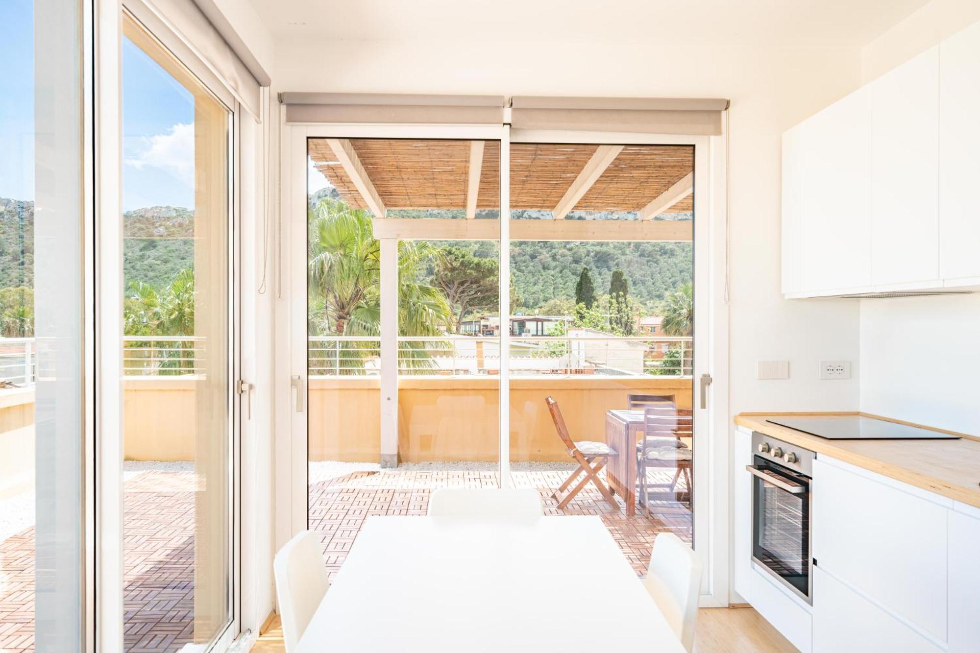 Terrazza Sella Del Diavolo - Vista Mare - Wifi Ac Apartment Cagliari Bagian luar foto